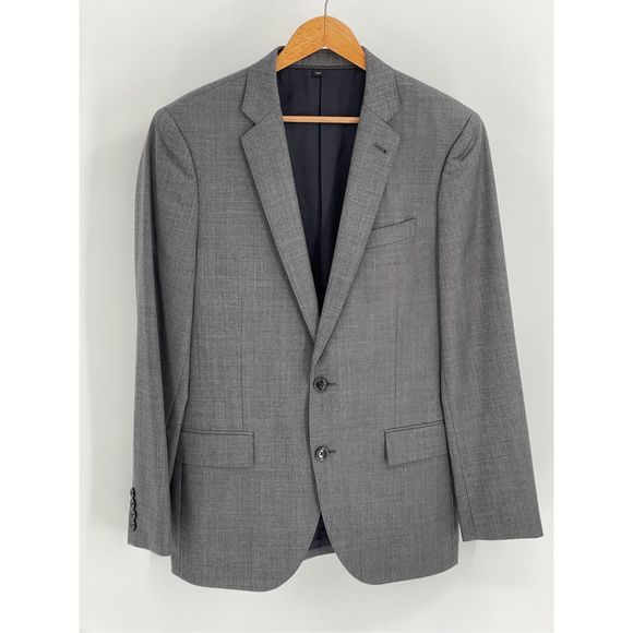 J.Crew Other - J Crew Ludlow Blazer Suit Jacket Men’s 38R Tollegno 1900 Gray Wool Italian